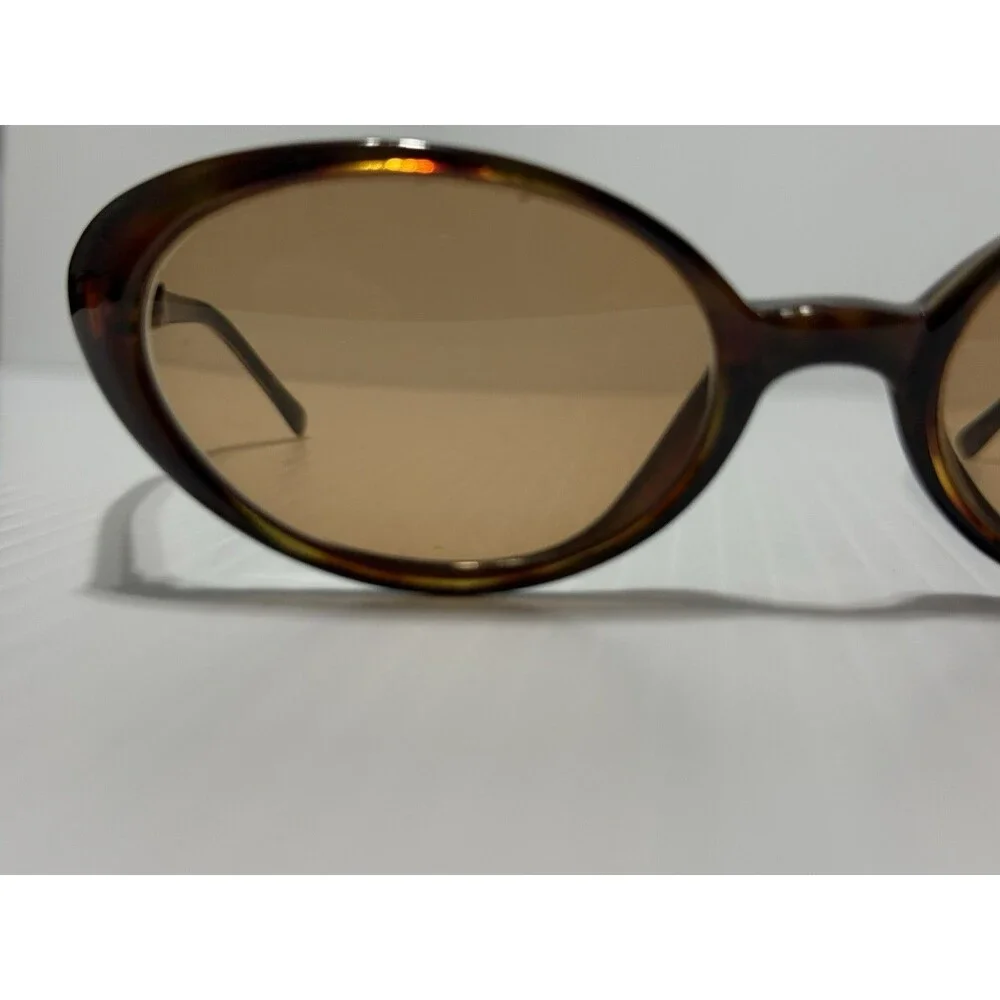 VTG GUESS GU 646 LUXE DA/BLK-1 Womens Brown Semi Cat Eye Eyeglasses FRAMES ONLY